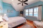 Queen bedroom with ocean views